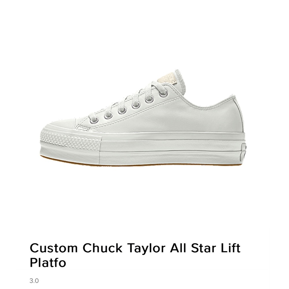 Custom Chuck Taylor All Star Lift Platform Leather